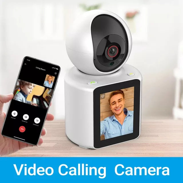Câmera Wi-fi 4mp Monitor Idosos Crianças Vídeochamada