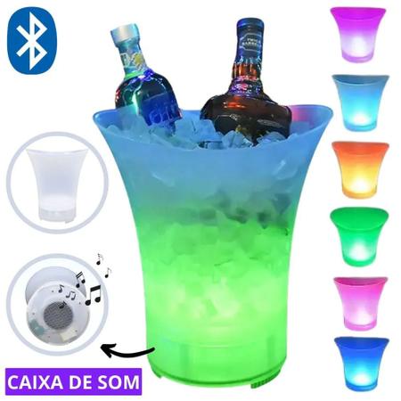 Baldex Gelo RGB Caixa de Som 20w Integrada Bluetooth 5l