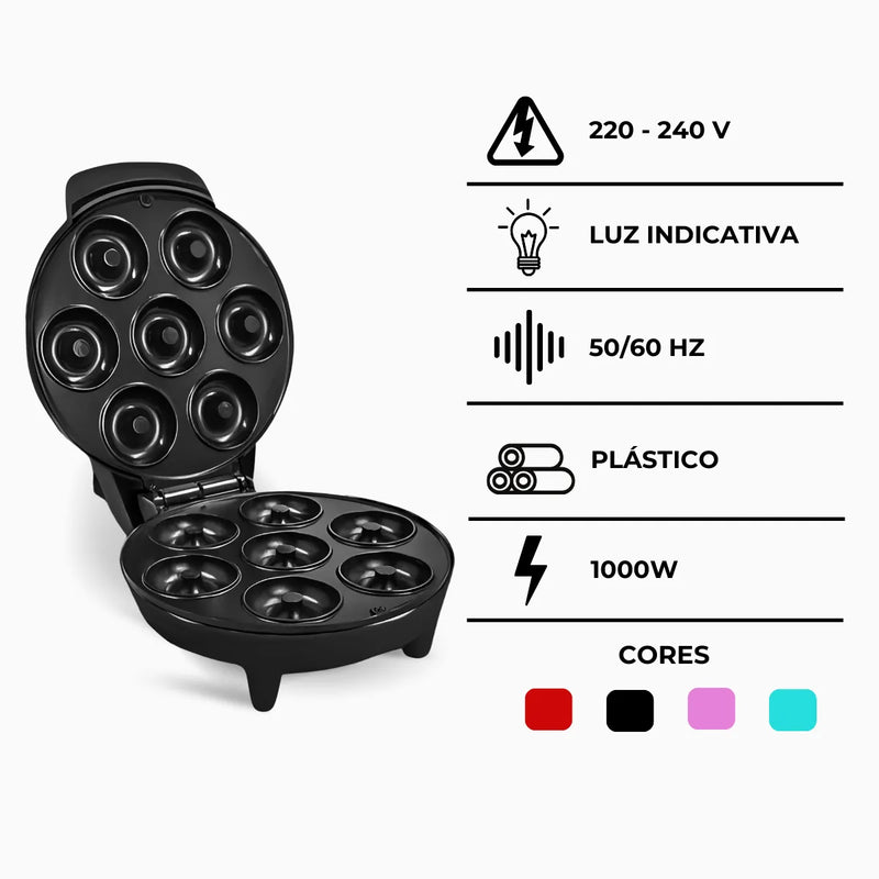 Máquina de Donuts 7 Rosquinhas 220v