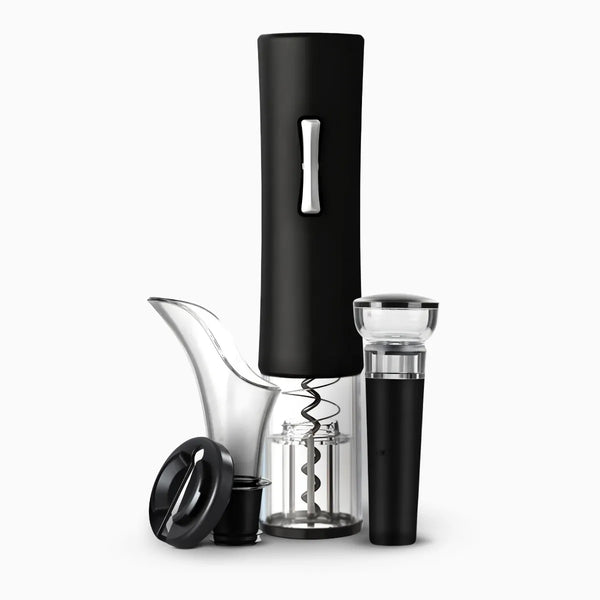 Kit Abridor de Vinho Elétrico Automático