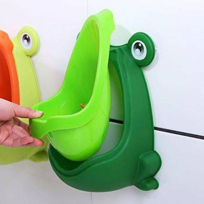 Mictório Sanitário Infantil Ventosa Xixi Sapinho Verde
