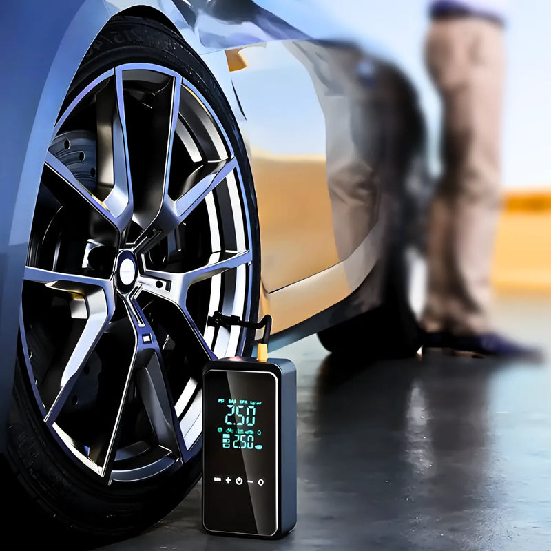 Bomba de Ar Portátil Automotiva sem Fio